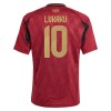 Camiseta Niño Bélgica Lukaku 10 Primera Euro 2024